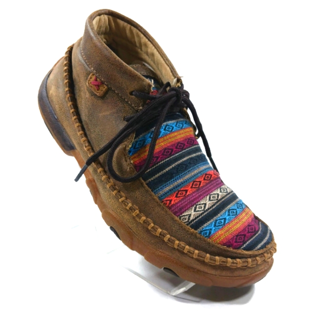 Fs1845 Guc $125 Twisted X Chukka Driving Moccasins Size 6.5